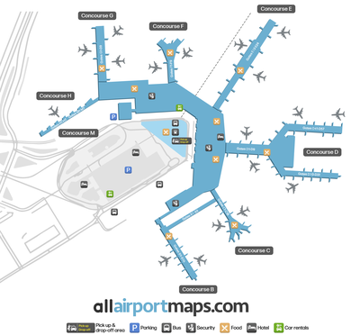 史基浦机场 map
