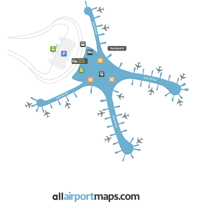 扎耶德国际机场 map