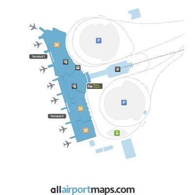 穆罕默德五世国际机场 map