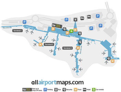 哥本哈根机场 map