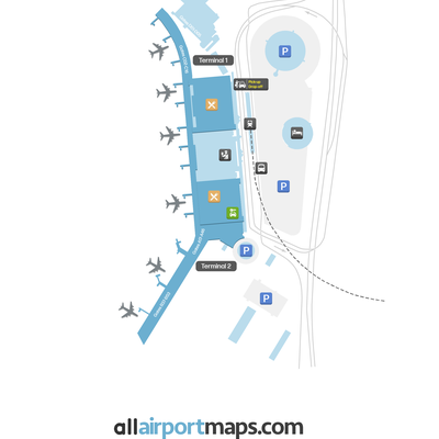 汉堡机场 map