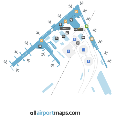 赫尔辛基机场 map