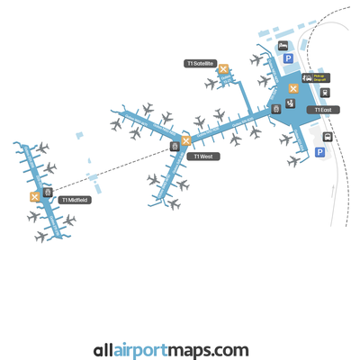 香港国际机场 map