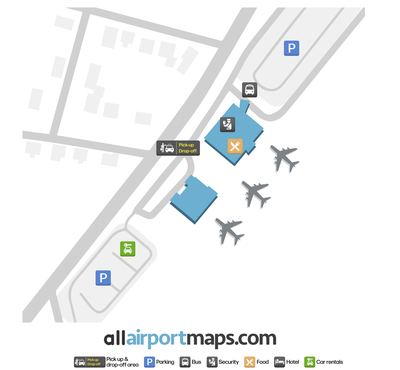 特威德-纽黑文机场 map