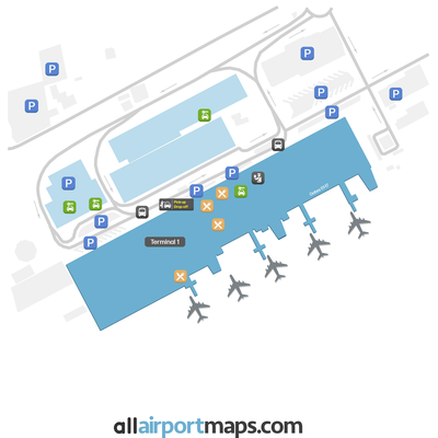 伊比萨机场 map