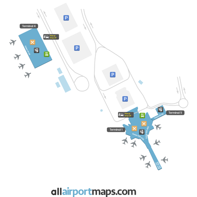 科威特国际机场 map