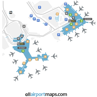 尼诺伊·阿基诺国际机场 map