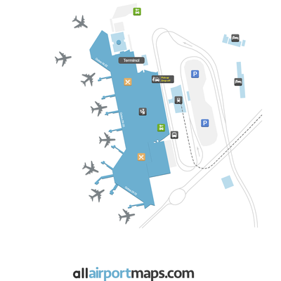 波尔图机场 map