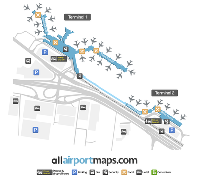 圣路易斯机场 map