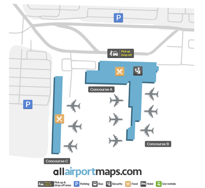 埃格林空军基地机场 map