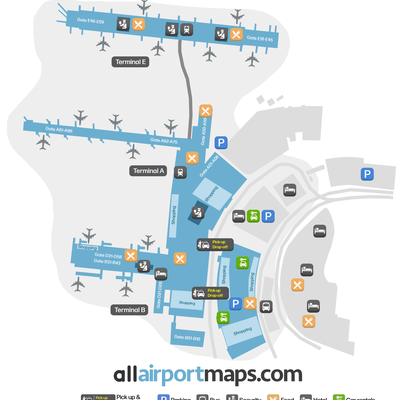 苏黎世机场 map