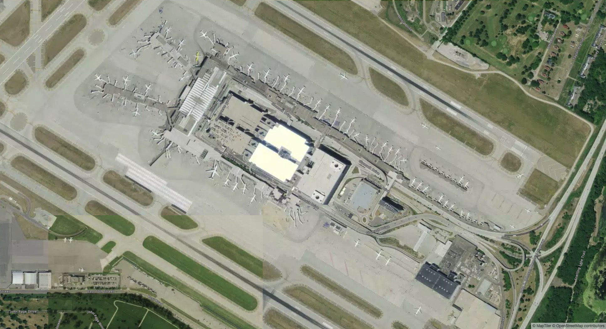 MSP Airport Map Minneapolis St Paul International Airport Terminal 