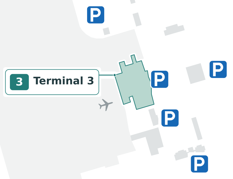 CMN Terminal 3 Map - Floor Plan & Gate Layout