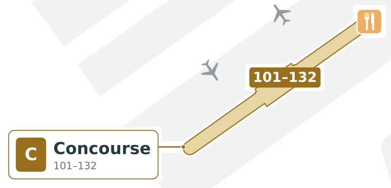 ICN Terminal c Map - Floor Plan & Gate Layout