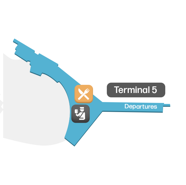Plan du Terminal JFK 5 - Plan d'Étage & Disposition des Portes