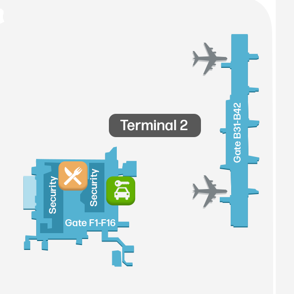 LHR Terminal 2 Karta - Planlösning & Gatelayout