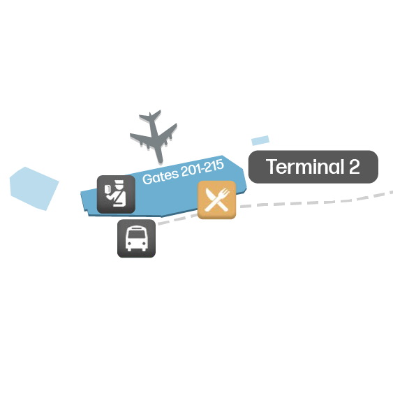 Plan du Terminal LIS 2 - Plan d'Étage & Disposition des Portes